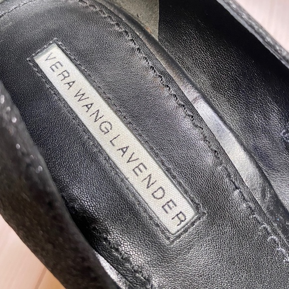 📍Vera Wang Lavender glitter peep platform heel - Picture 5 of 9